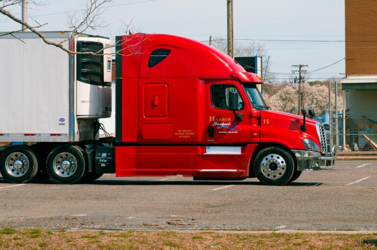 American freight truck representing freight broker driver verification