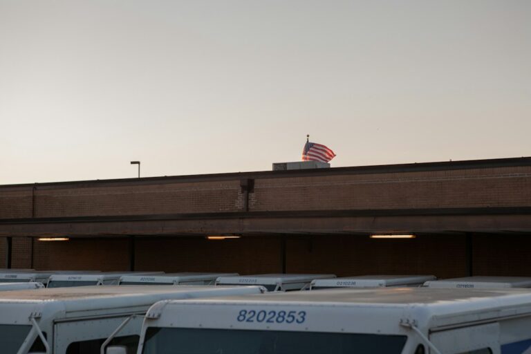 American freight truck representing trucking operations and fraud risk
