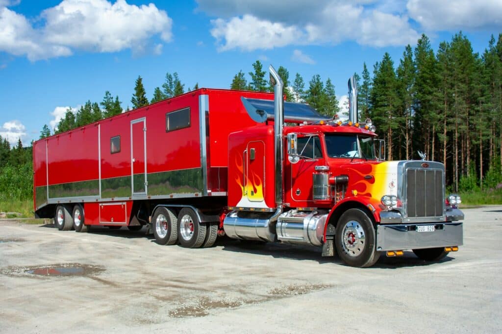 American semi truck representing shipper negligent carrier selection risk